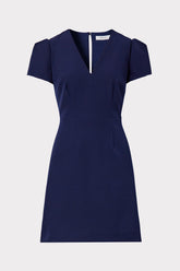 Cady Atalie Dress Navy | Milly Women