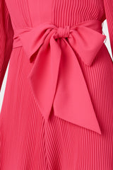 Liv Pleated Dress Milly Pink | Milly Women