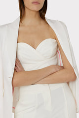 Avery Cady Blazer Ecru | Milly Women