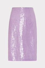 Adley Sequin Skirt Purple | Milly Women