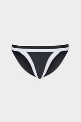Amalfi Color Block Bikini Bottom Black Multi | Milly Women
