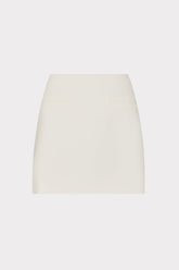 Lizzy Cady Mini Skirt Ecru | Milly Women