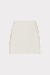 Lizzy Cady Mini Skirt Ecru | Milly Women