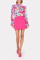Lizzy Cady Mini Skirt Milly Pink | Milly Women