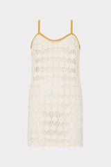 Floral Crochet Cami Mini Dress Ecru | Milly Women