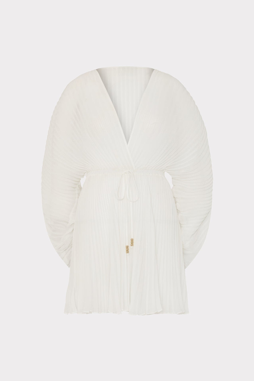 Solid Chiffon Tie Cover-Up White | Milly Women
