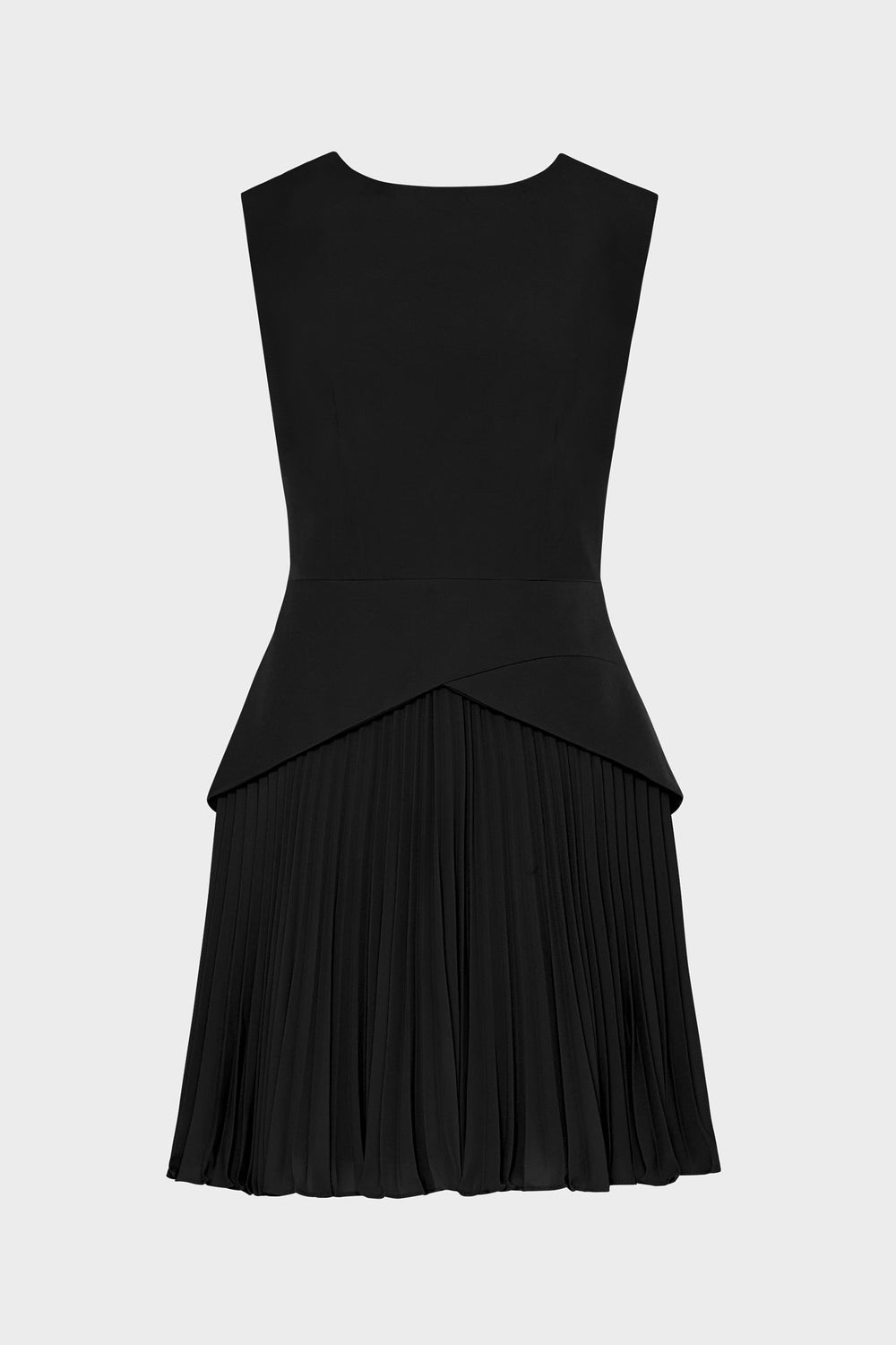 Haddy Pleated Mini Dress Black | Milly Women