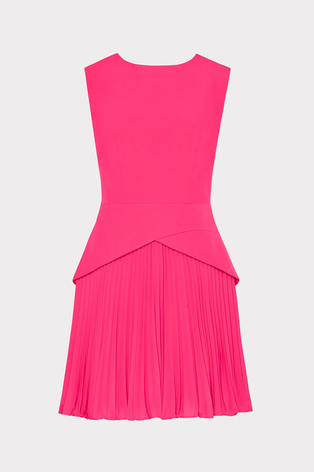Haddy Pleated Mini Dress Pink | Milly Women
