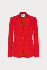 Avery Cady Blazer Red | Milly Women