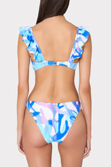 Margot Italian Under The Sea Bikini Bottom Blue Multi | Milly Women