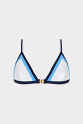 Positano Color Block Bikini Top Navy Multi | Milly Women