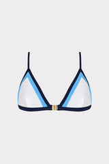 Positano Color Block Bikini Top Navy Multi | Milly Women
