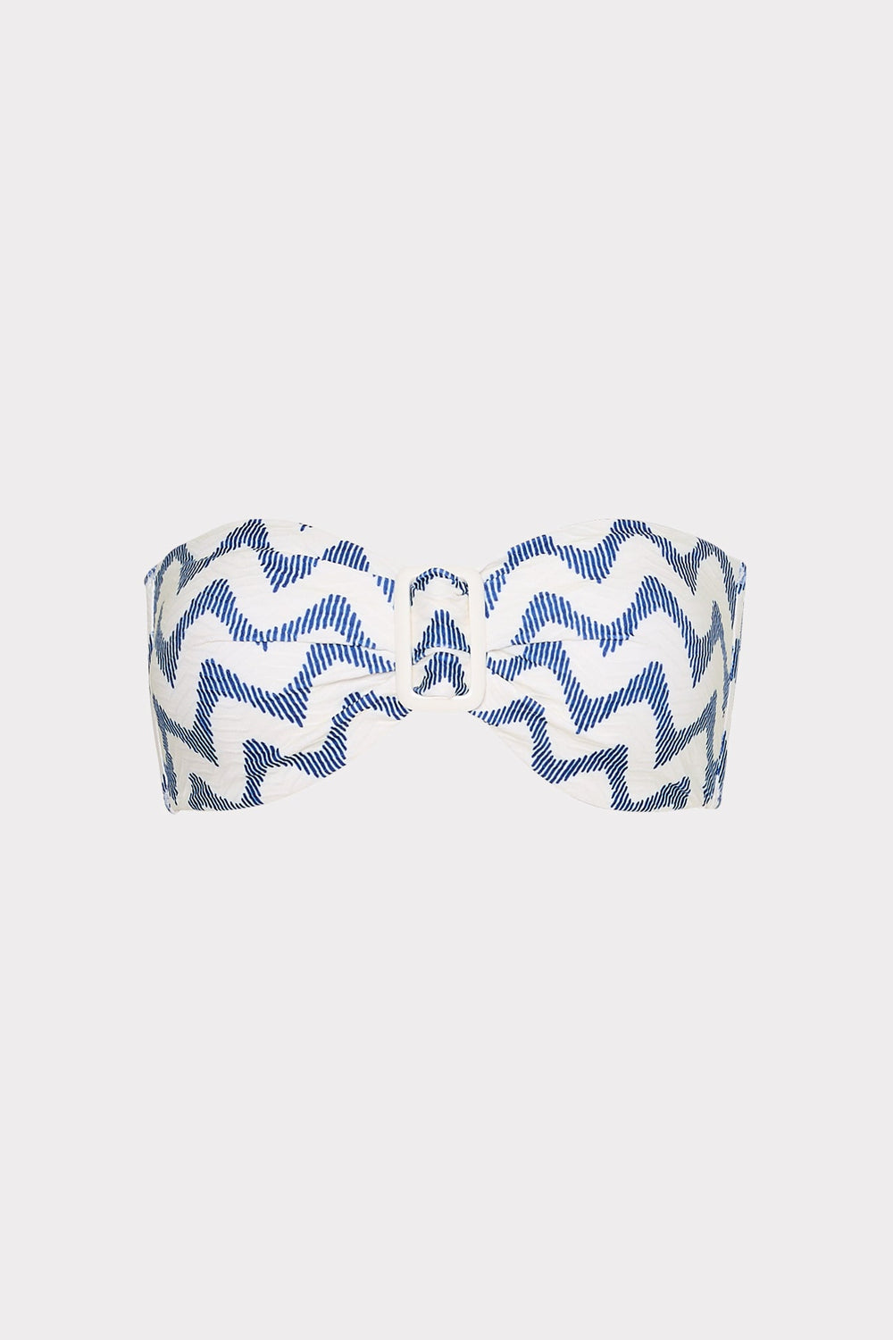 Margot Barcelona Chevron Bandeau Top White/Blue | Milly Women