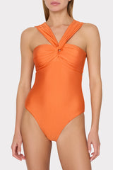 Betsy Bandeau One Piece Orange | Milly Women