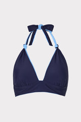 Scala Reversible Bikini Top Mineral Blue/Navy | Milly Women