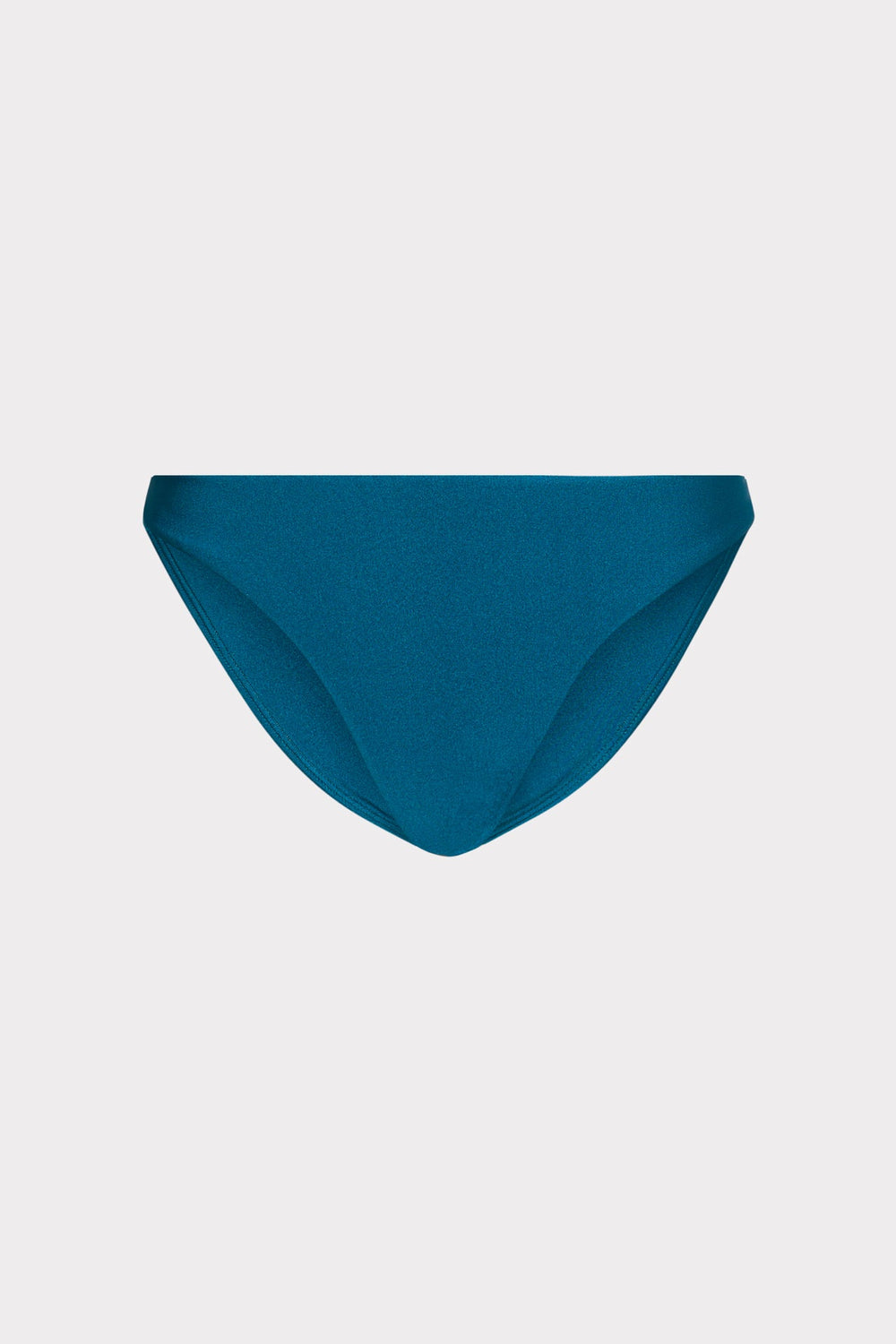 Margot Gloss Bikini Bottom Dark Teal | Milly Women