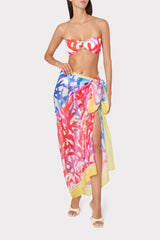 Under The Sea Sarong Pink Multi | Milly Women