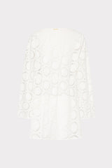 Jessie Geo Eyelet Cover-Up White | Milly Women