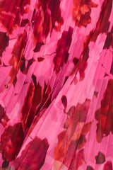 Liora Blurred Blossom Pleated Dress Pink Multi | Milly Women