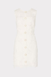 Judy Lace Mini Dress White | Milly Women