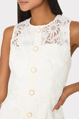 Judy Lace Mini Dress White | Milly Women