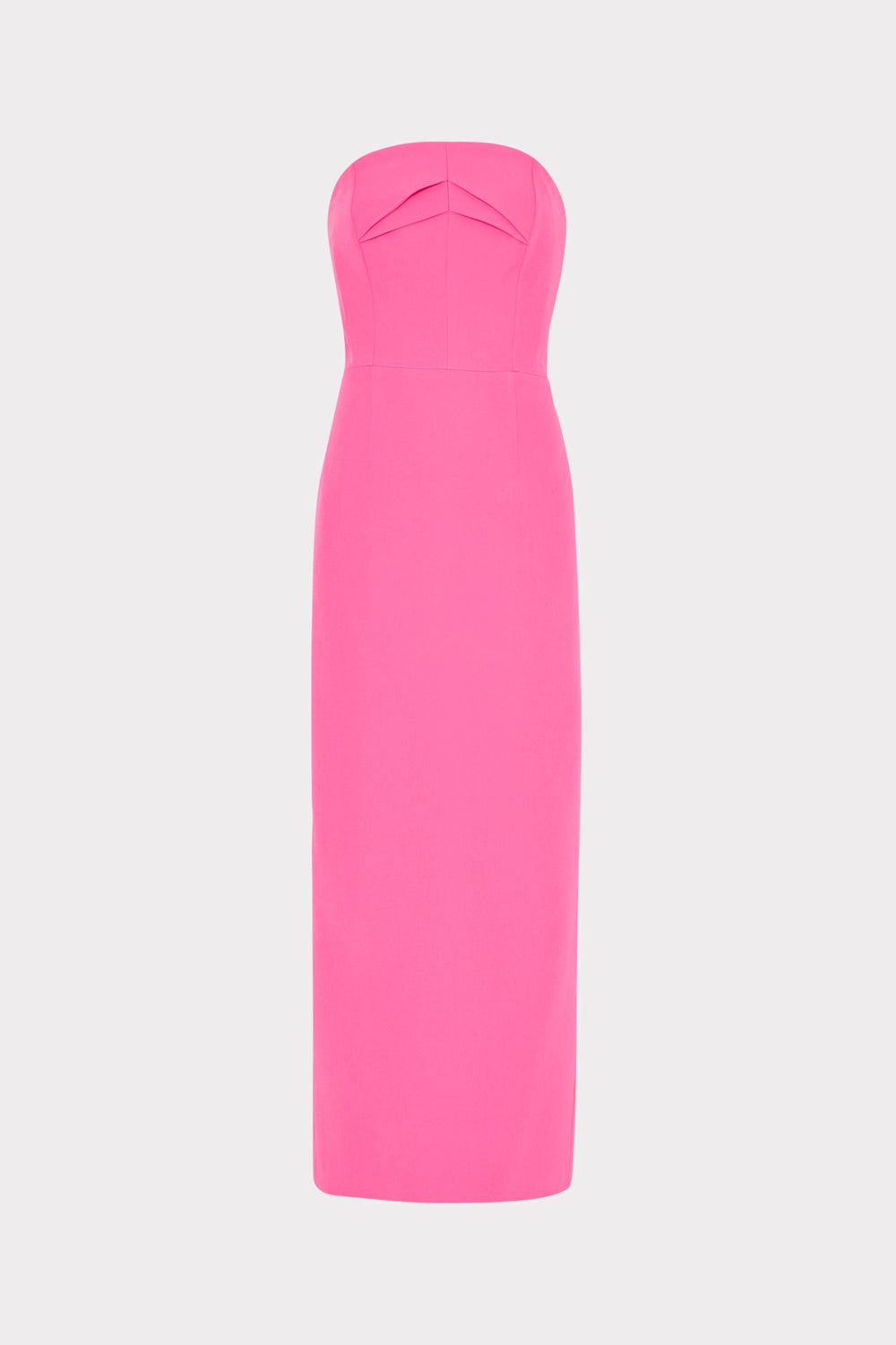 Taylor Triangle Pleat Cady Dress Pink | Milly Women
