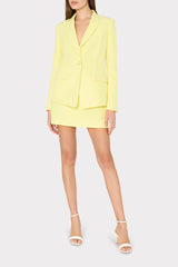 Lizzy Cady Mini Skirt Yellow | Milly Women