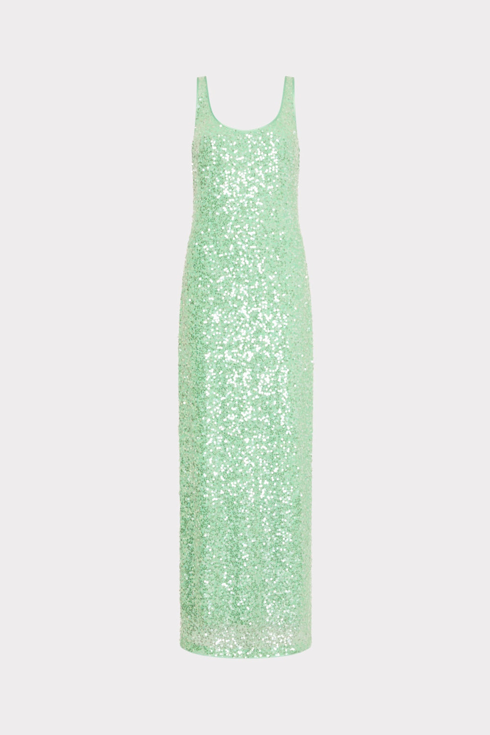 Tatum Stretch Sequins Maxi Dress Green | Milly Women