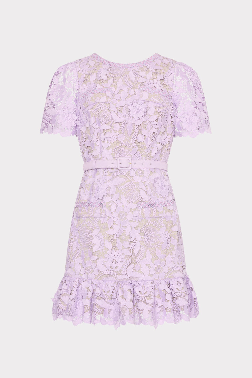 3D Garden Lace Mini Dress Lilac | Milly Women