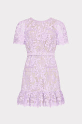 3D Garden Lace Mini Dress Lilac | Milly Women