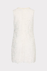 3D Garden Lace Sleeveless Mini Dress White | Milly Women