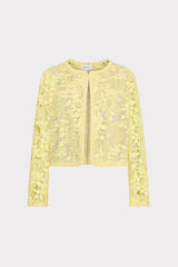 3D Garden Lace Jacket Yellow | Milly Women