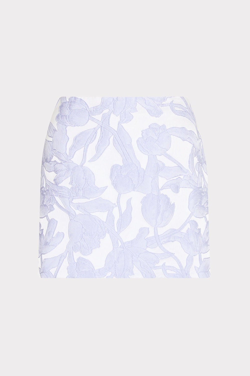 Tulip Jacquard Modern Mini Skirt Periwinkle/Multi | Milly Women