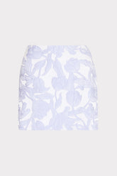 Tulip Jacquard Modern Mini Skirt Periwinkle/Multi | Milly Women