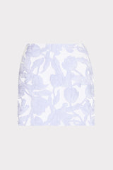 Tulip Jacquard Modern Mini Skirt Periwinkle/Multi | Milly Women