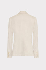 Alexa Linen Blazer Natural | Milly Women
