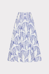 Butterfly Eyelet Skirt White/Blue | Milly Women