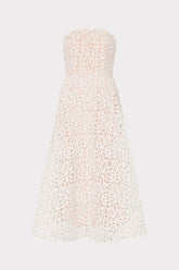 Petunia Curled Lace Gown White | Milly Women