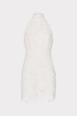Olivia Rose Trellis Lace Mini Dress White | Milly Women
