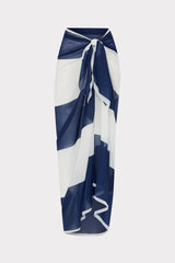Stripe Sarong Navy/White | Milly Women