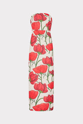 Orion Red Peonia Jacquard Dress Red Multi | Milly Women