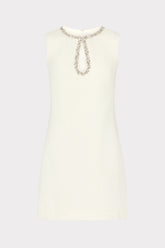 Eden Boucle Mini Dress White | Milly Women