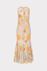 Anna Embroidered Sleeveless Dress Multi | Milly Women