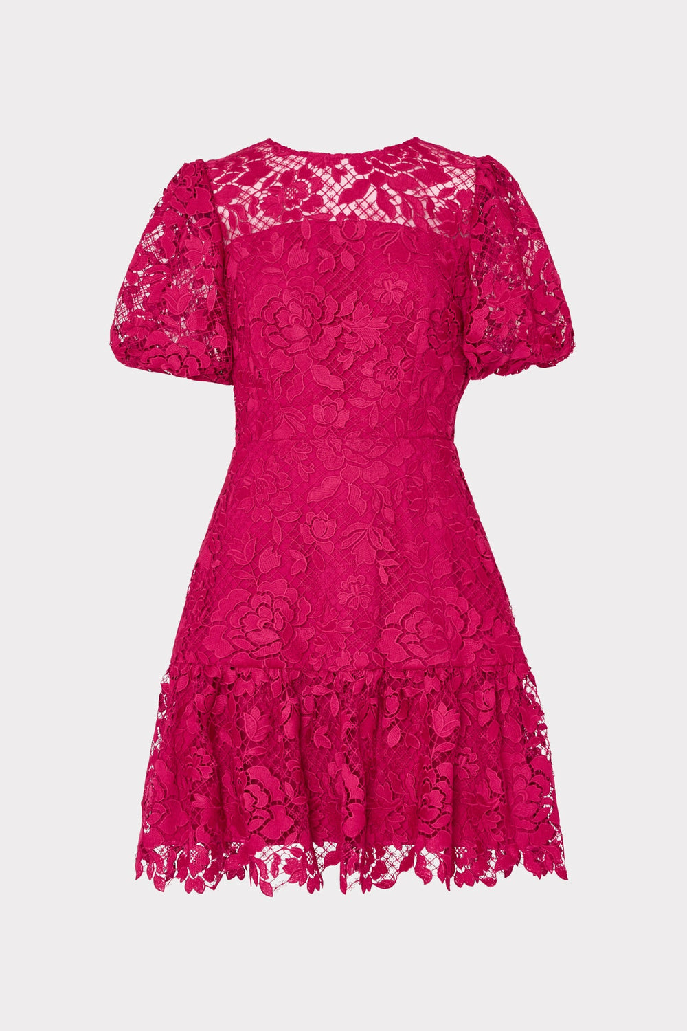 Yasmin Rose Mosaic Mini Dress Raspberry | Milly Women