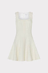 Juniper Boucle Mini Dress Ecru | Milly Women