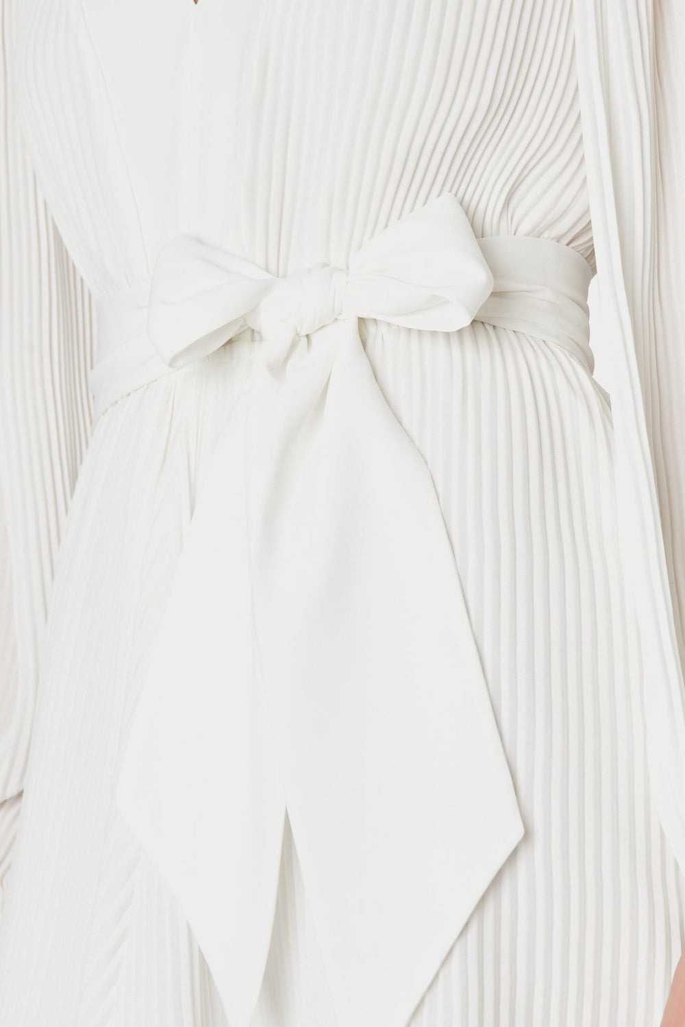 Liv Pleated Dress White | Milly Women