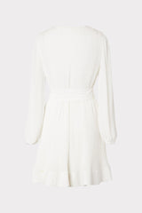 Liv Pleated Dress White | Milly Women