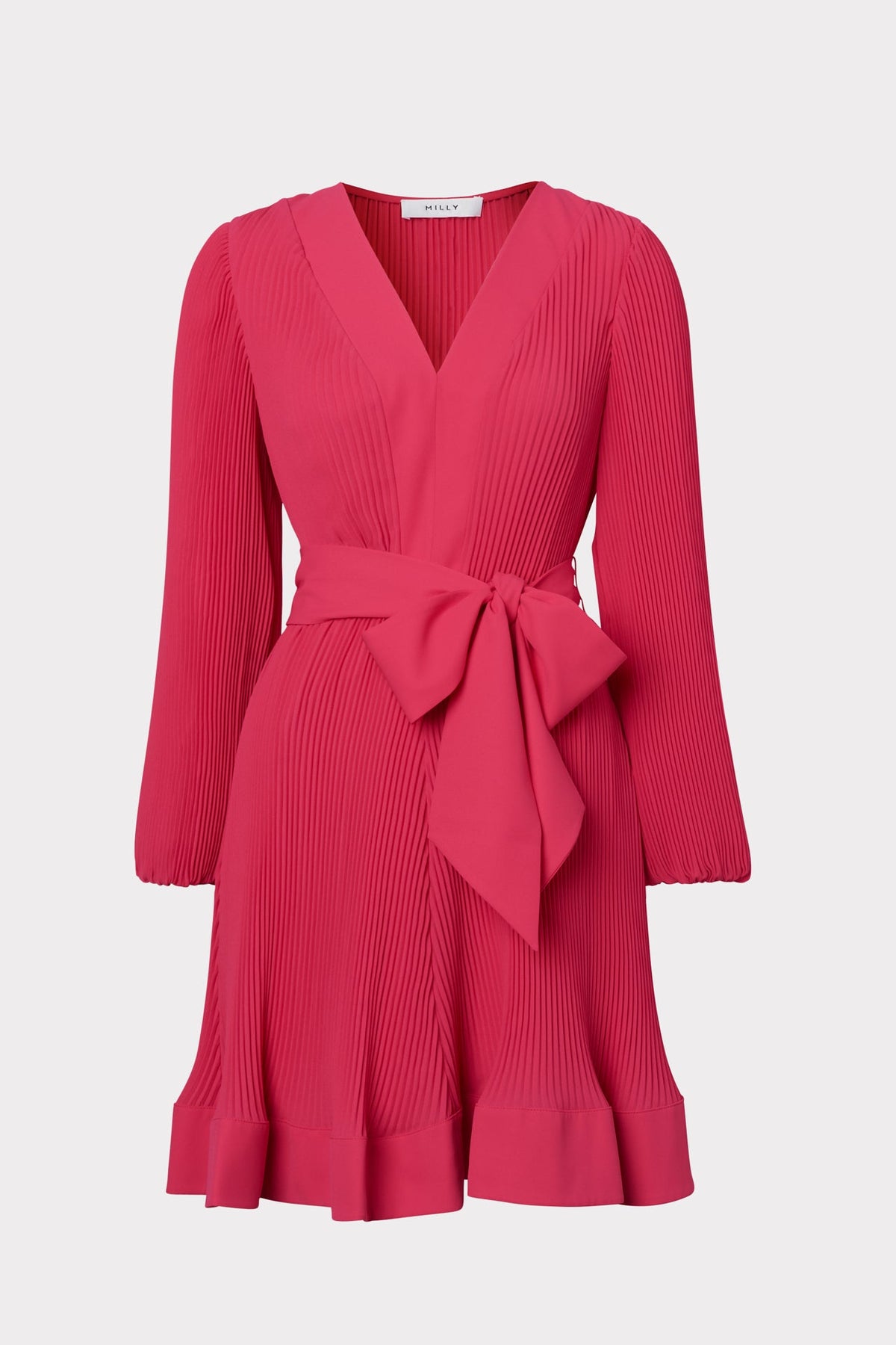 Liv Pleated Dress Milly Pink | Milly Women