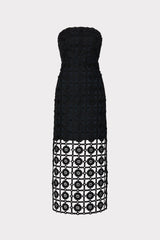 Kait Tile Lace Dress Black | Milly Women