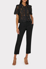 Nicola Cady Pants Black | Milly Women
